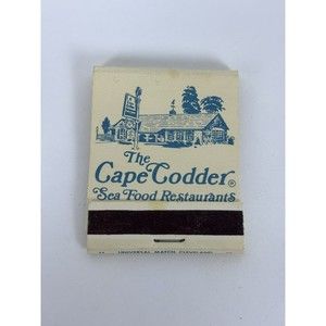 The Cape Codder Matchbook Empty Sea Food Restaurant Lexington Kentucky Vintage